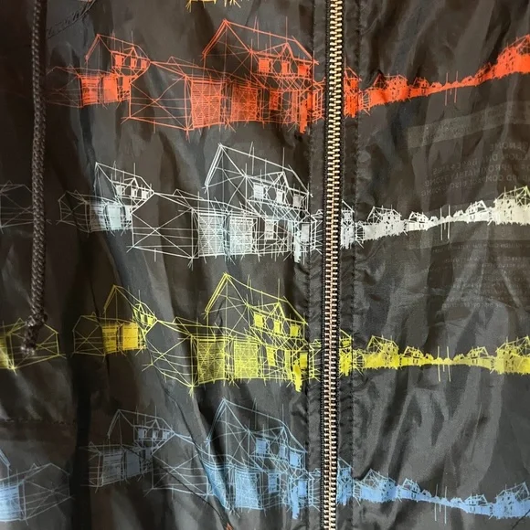 RARE Radiohead In Rainbows Windbreaker Jacket Official Waste Merch